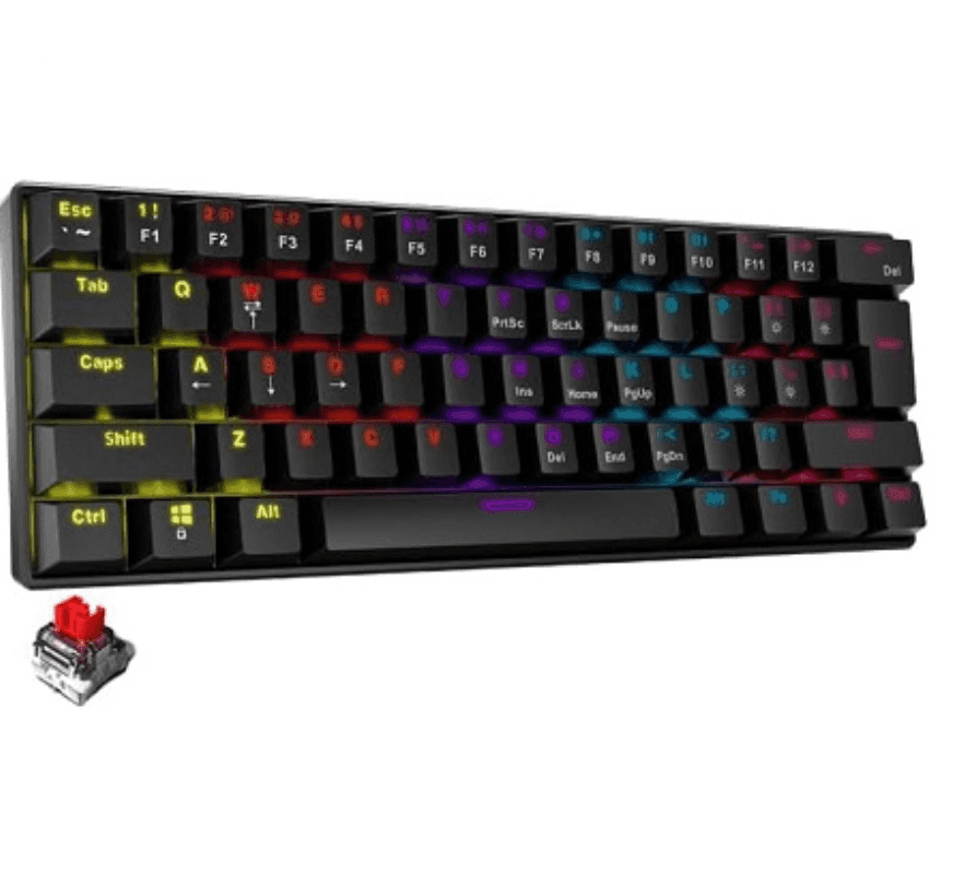 Teclado RGB edit, Negro