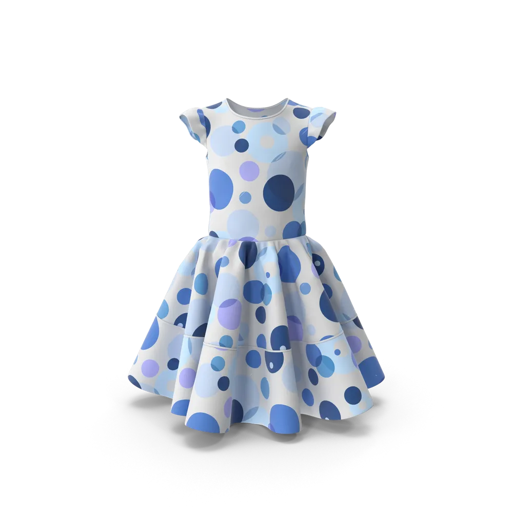 Blue Frock, Black