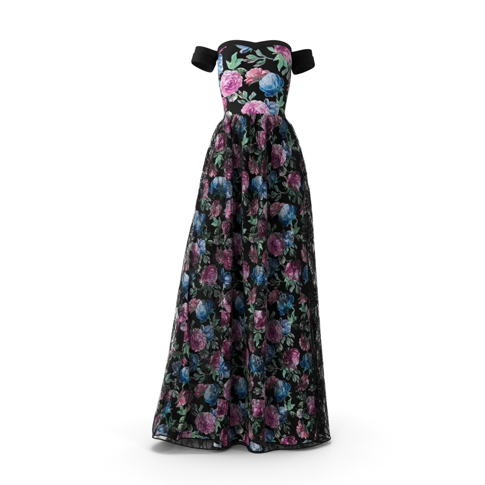 Black Women's Gown, Brown