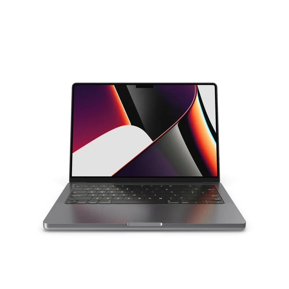 Apple MacBook Pro 14 Inch Space Grey, Orange