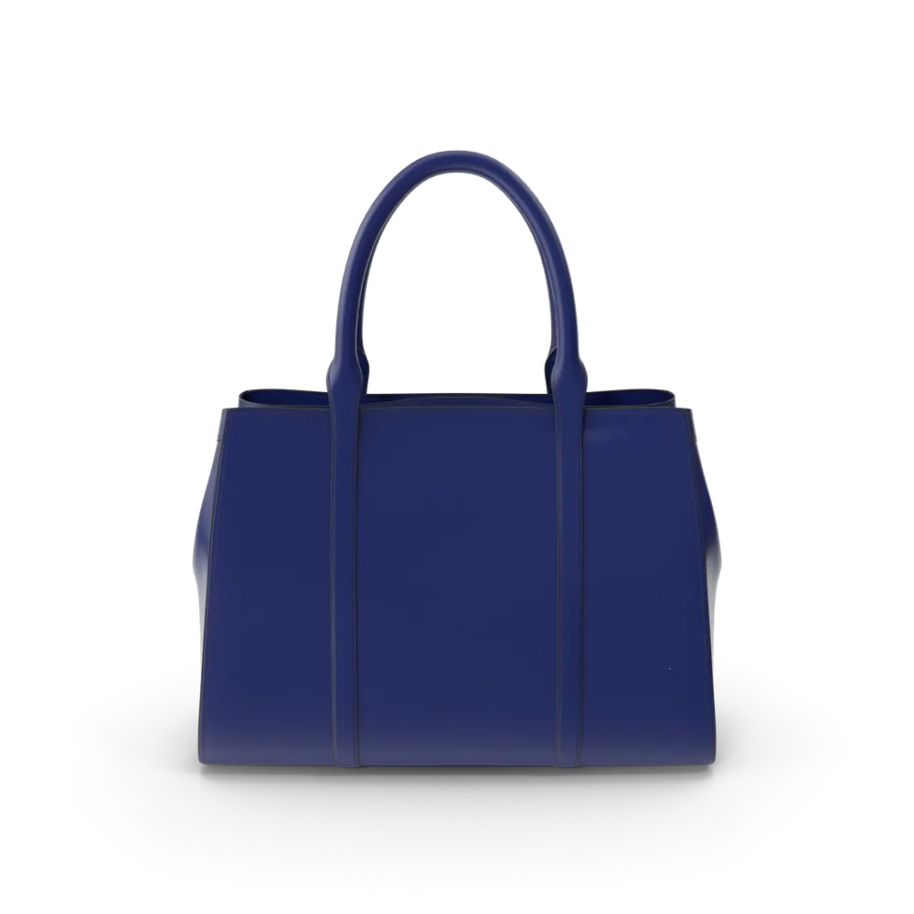 Blue Women's Handbag, Orange