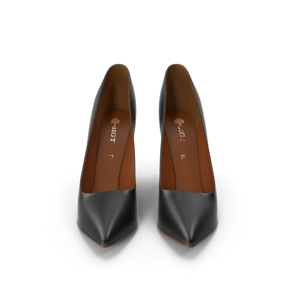 Black & Brown Slipper, White
